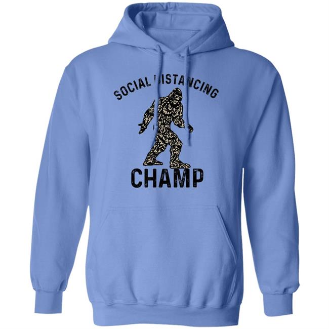 Social distancing champ introvert antisocial bigfoot fans T Shirt Social distancing champ introvert antisocial bigfoot fans T Shirt