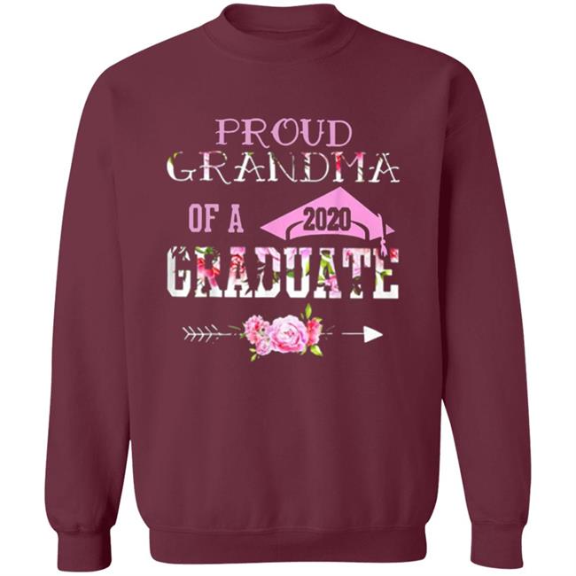 Proud Grandma Of A 2020 Graduation Class T Shirt Proud Grandma Of A 2020 Graduation Class T Shirt