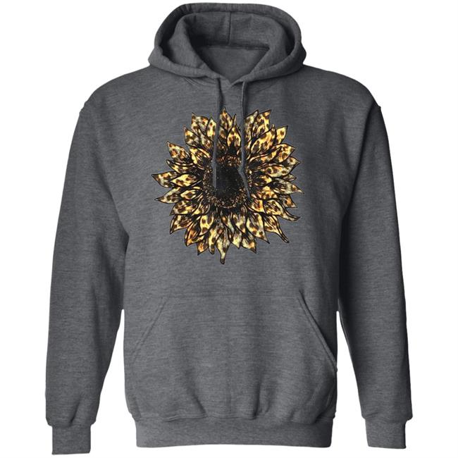 Cool Cheetah Leopard Print Sunflower Tshirt for Women Girls T-Shirt Cool Cheetah Leopard Print Sunflower Tshirt for Women Girls T-Shirt