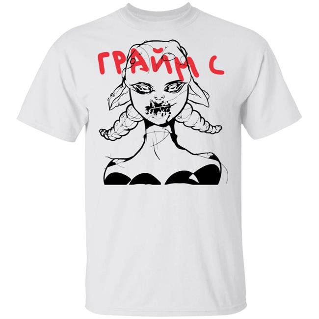 grimes merch Shirt white hoodie t shirt