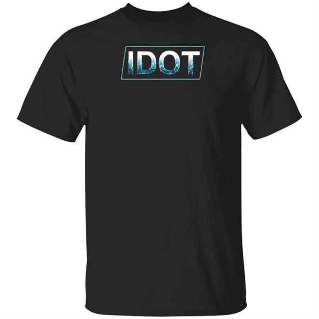 'Black Ice' Idot Shirt Black Hoodie Sweatshirt