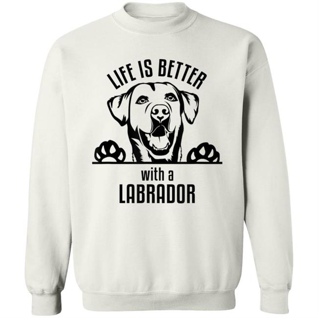 Dfw labrador retriever rescue club - life is better t shirt Dfw labrador retriever rescue club - life is better t shirt