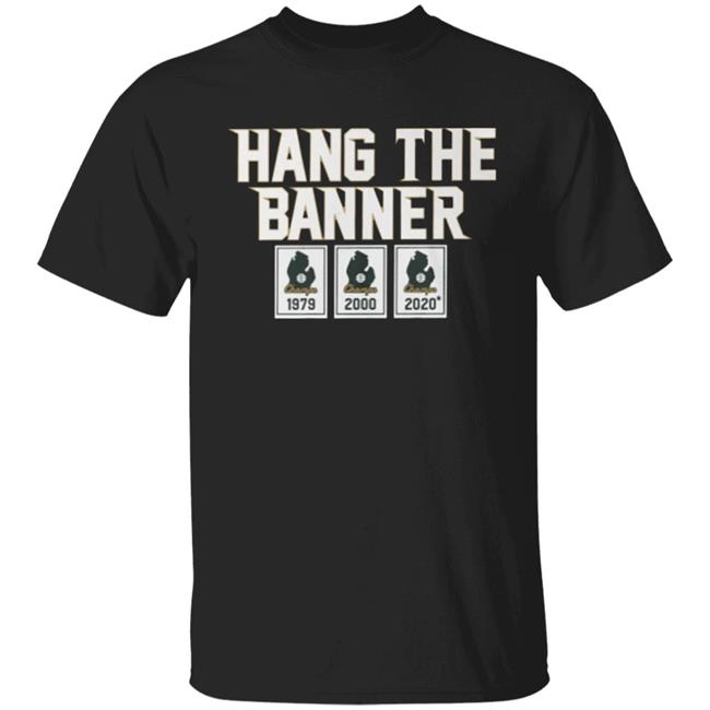 HANG THE BANNER EAST LANSING T-SHIRT - MICHIGAN STATE SPARTANS FOOTBALL