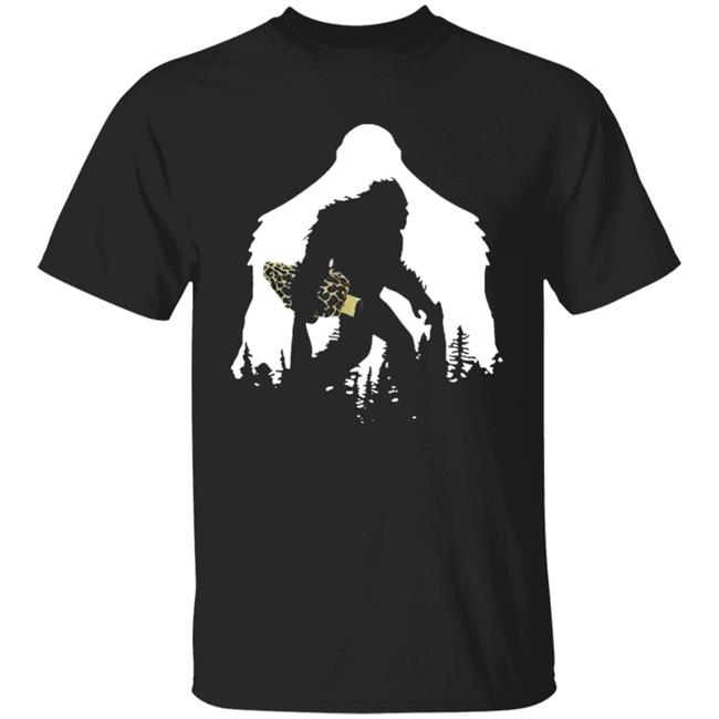 Good Bigfoot With Morel Mushroom Sasquatch Shirt Men And Women