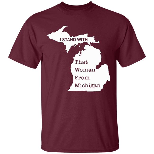 I stand with that woman from michigan shirt black 2020 T-Shirts clothing plus size I stand with that woman from michigan shirt black 2020 T-Shirts clothing plus size