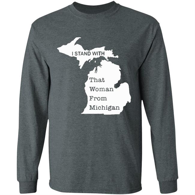 I stand with that woman from michigan shirt black 2020 T-Shirts clothing plus size I stand with that woman from michigan shirt black 2020 T-Shirts clothing plus size