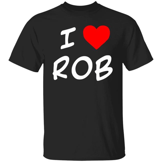 I Heart Rob Black T Shirt Black Hoodie Sweatshirt