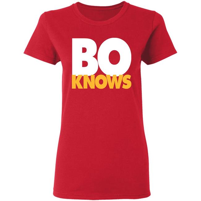 Bo Knows Bold Block T Shirt Bo Knows Bold Block T Shirt
