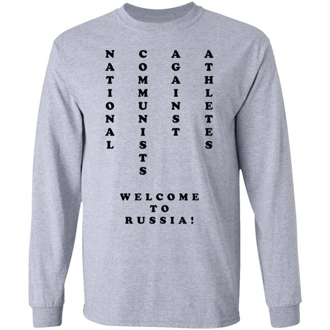 Brian Bosworth Welcome To Russia T Shirt Hoodie Sweatshirt Cothing Plus Size Brian Bosworth Welcome To Russia T Shirt Hoodie Sweatshirt Cothing Plus Size