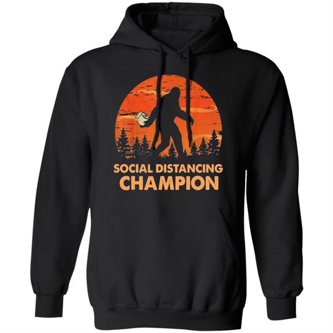 Bigfoot Toilet Paper Social Distancing Champion T Shirt Bigfoot Toilet Paper Social Distancing Champion T Shirt