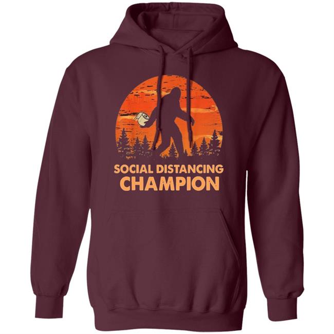 Bigfoot Toilet Paper Social Distancing Champion T Shirt Bigfoot Toilet Paper Social Distancing Champion T Shirt
