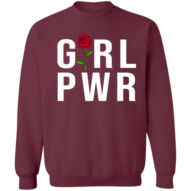 Girl Power Grl Pwr Vintage Inspired Feminist Hipster Tumblr Red Rose Kids T Shirt hoodie Girl Power Grl Pwr Vintage Inspired Feminist Hipster Tumblr Red Rose Kids T Shirt hoodie