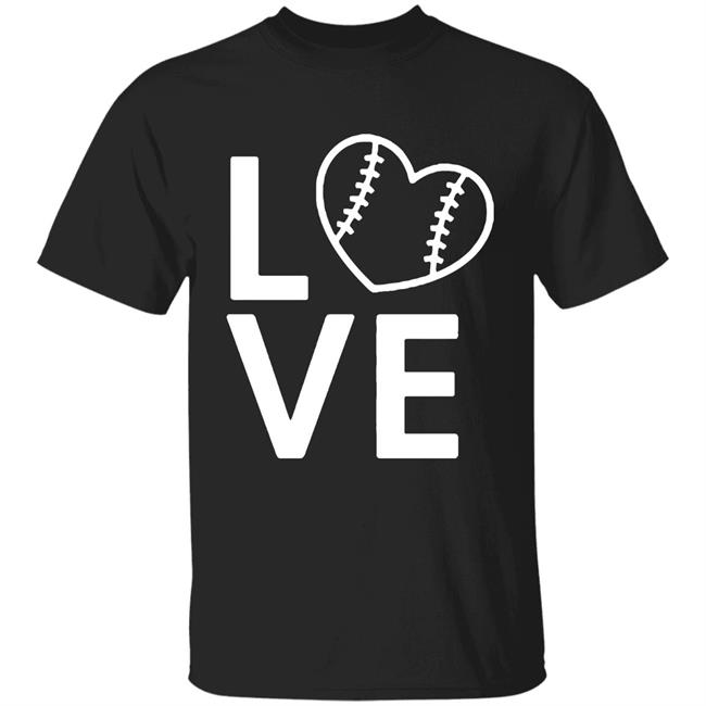 Baseball Love T Shirt Hoodie Sweatshirt Plus Size