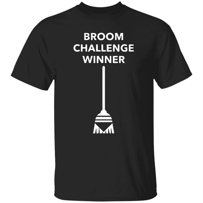 Broom Challenge Winner Meme #broomchallenge t-shirt. Cool summer vacation. Perfect Fathers Day gift, Birthday gift or Christmas gift idea for men, scuba divers, freedivers, ocean nerds, sea geeks, surfers, environmentalists, monster fish lovers, or animal lovers. Black clothing plus size