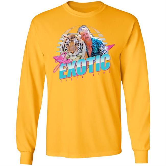 Joe Exotic The Tiger King 80's Jumper Sweatshirt Cat Rescue TV Show Series Retro T Shirt Joe Exotic The Tiger King 80's Jumper Sweatshirt Cat Rescue TV Show Series Retro T Shirt