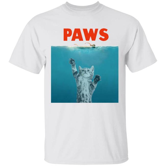 Paws Hoodie - Cat Kitten Meow Parody T Shirt Zipped Hoodie
