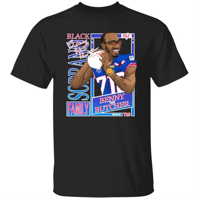 Benny The Butcher X Buffalo Bills T Shirt Benny The Butcher X Buffalo Bills Hoodie Sweatshirt