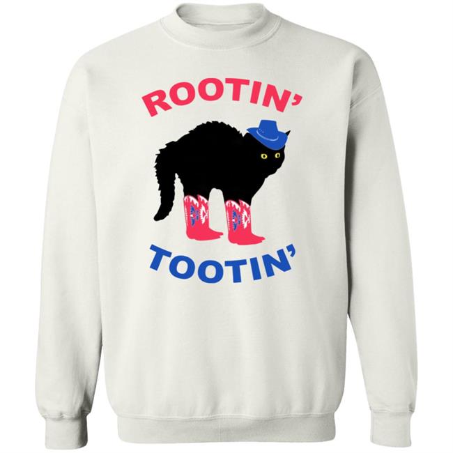 Rootin Tootin Cowboy Cat Sweatshirt Hoodie Shirt Trevor
