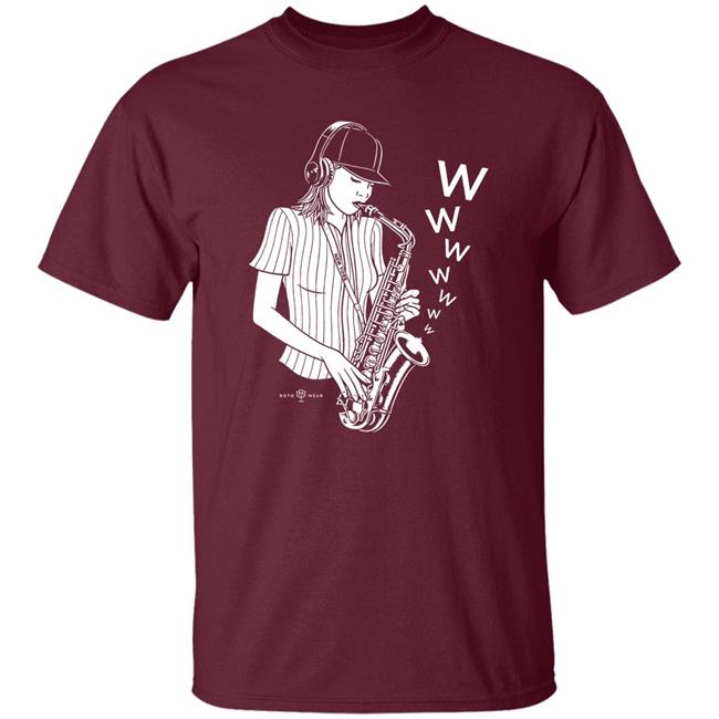 The Sax Lady Shirt Frankie X Rotowear Merch The Sax Lady Shirt Frankie X Rotowear Merch