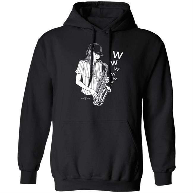 The Sax Lady Shirt Frankie X Rotowear Merch The Sax Lady Shirt Frankie X Rotowear Merch
