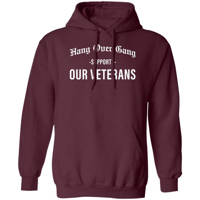 Hangovergang Merch Tom Macdonald Hang Over Gang Supports Our Veterans Shirt