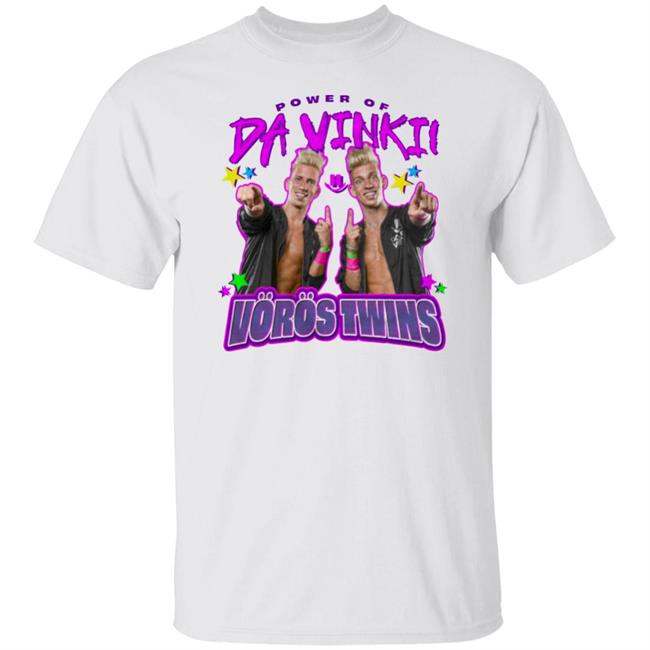 Pro Wrestling Tees Merch Power Of Da Vinki Voros Twins Shirt Rare Insults