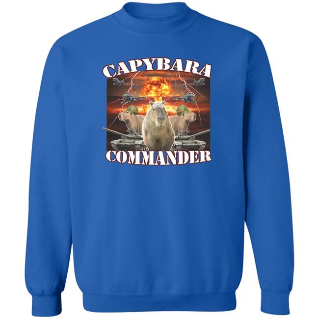Hard Shirts Merch Capybara Commander Shirt Hardshirts777 Tiktok