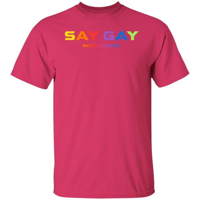 Say Gay Meidastouch Shirt Meidastouch Merch Lgbtq+ The Trevor Project