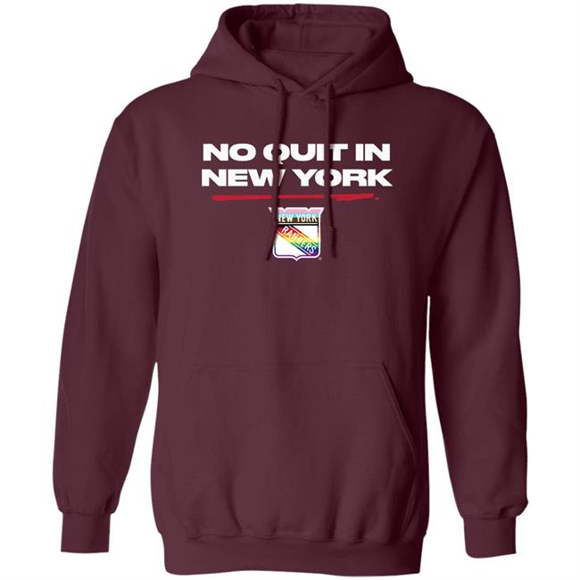 No Quit In New York Pride Shirt Rangers Exclusive No Quit Pride Shirt New York Rangers