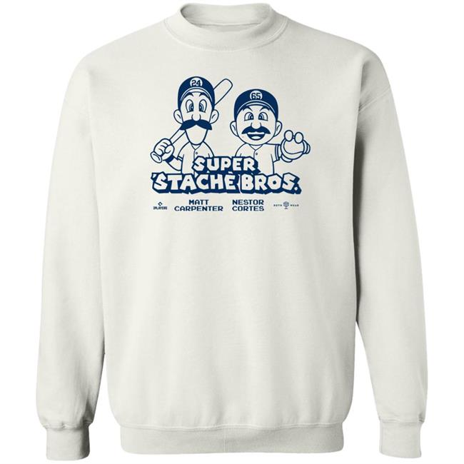 Matt Carpenter X Nestor Cortes Super ‘Stache Bros Shirt Rotowear Merch