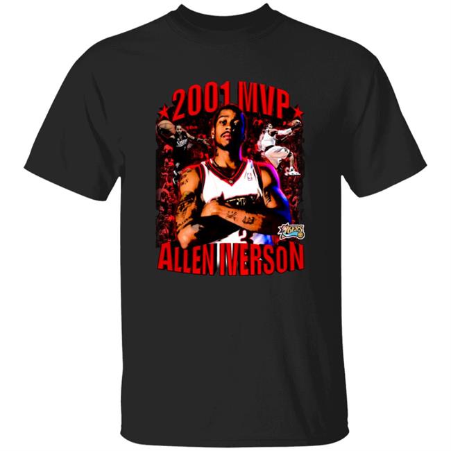 2001 Mvp Allen Iverson Shirt Amvtg Merch Shirt Hoodie Sweatshirt