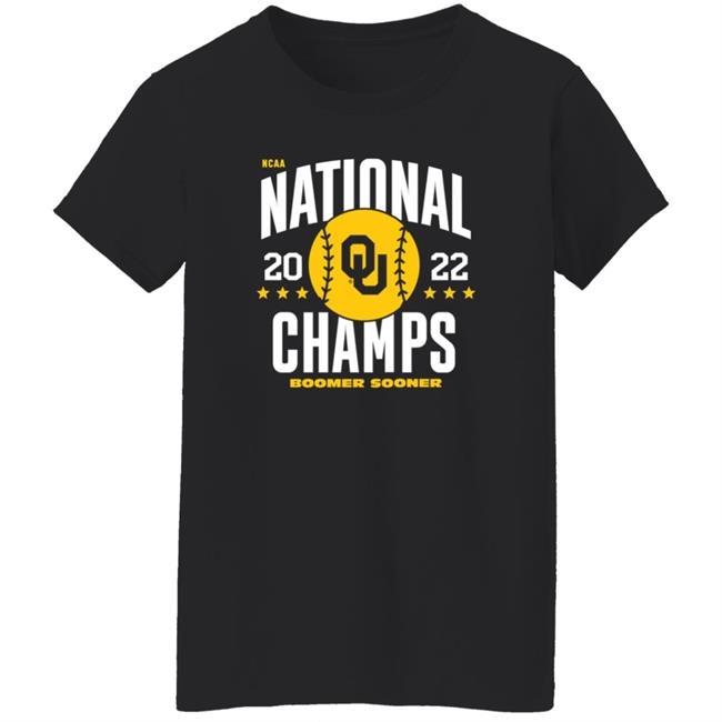 2022 Oklahoma Softball National Champs T Shirt National Champs 2022 Boomer Sooner Shirt Homefield Apparel Merch
