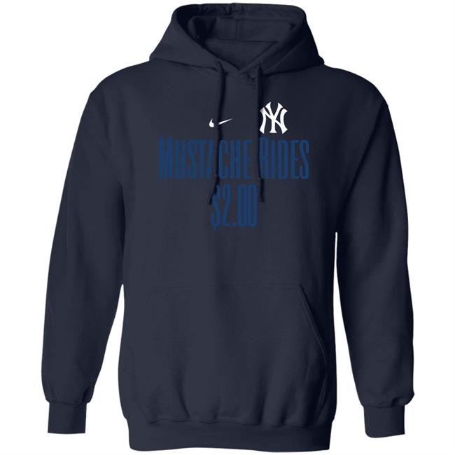 Mustache Rides $2.00 Shirt Yankee Nyygirl