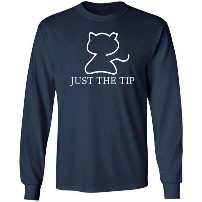 Dad To Dogs Wmdeanfrench Just The Tip Cat Hoodie