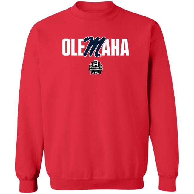 Ole Miss Authentics Team Shop 2022 Baseball Olemaha Cws Single Team Shirt