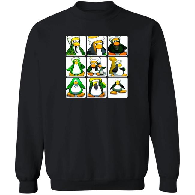 Club Penguin Bin Laden Shirt Weird Dall-E Generations