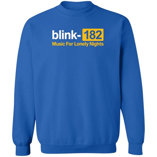 Lonely Nights Shirt Blink182 Merch Sam 41 Blink 182 Music For Lonely Nights Shirt
