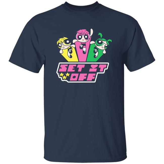 Set It Off Band Merch Powerpuff Girls Set It Off Shirt