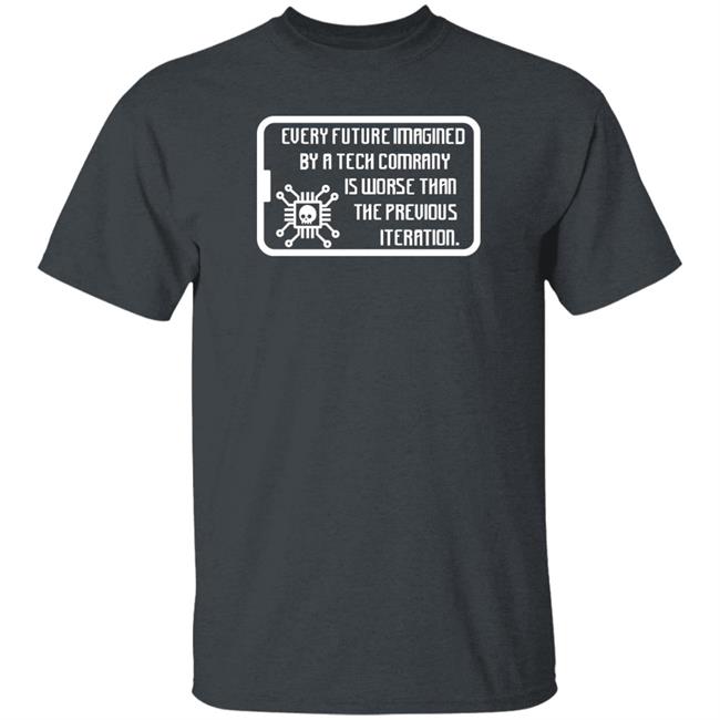 Surveillance Killjoy Every Future Imagined By A Tech Company Is Worse Than Previous Iteration Shirt