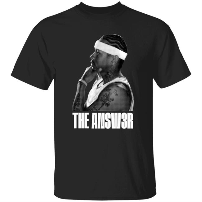 Allen Iverson The Answ3r Sweatshirt Bleacherreportshop Allen Iverson The Answ3r Sweatshirt Hoodie Shirt