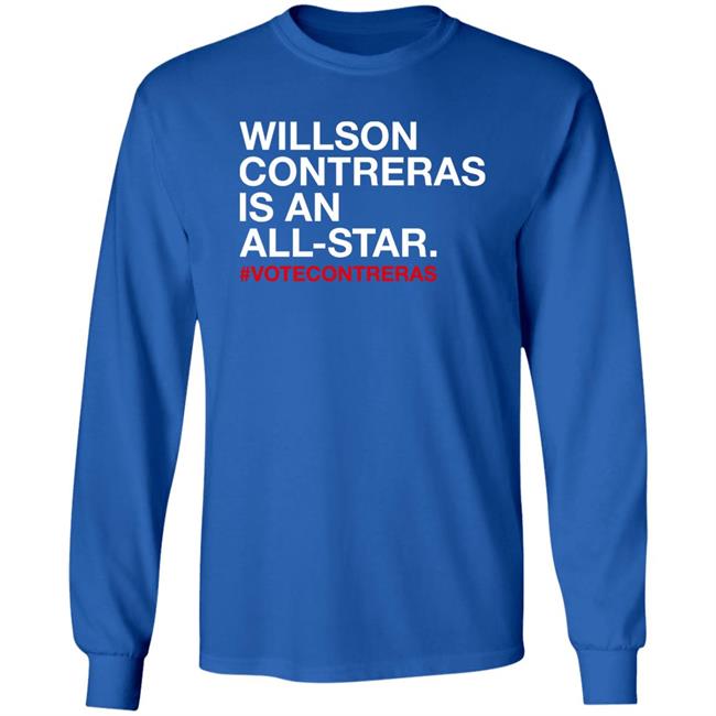 Obviousshirts Store Willson Contreras Is An All Star Shirt Chicago Cubs