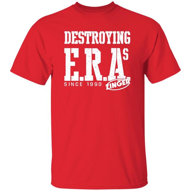 Zingerbats Store Destroying Era's Since 1998 Shirt Matttadelphia