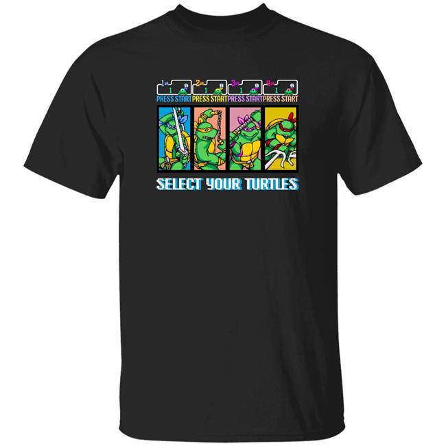 Select Your Turtle Shirt Teenage Mutant Ninja Turtles Merch Select Your Turtle Shirt Hoodie Sweatshirt