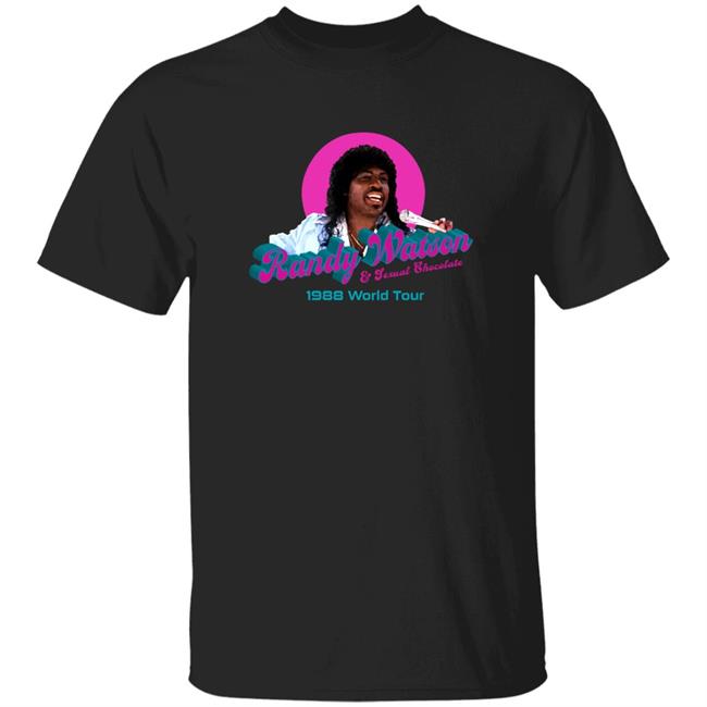 Randy Watson & Sexual Chocolate 1988 World Tour Shirt Super70ssportsstore Randy Watson World Tour Shirt Hoodie Sweatshirt