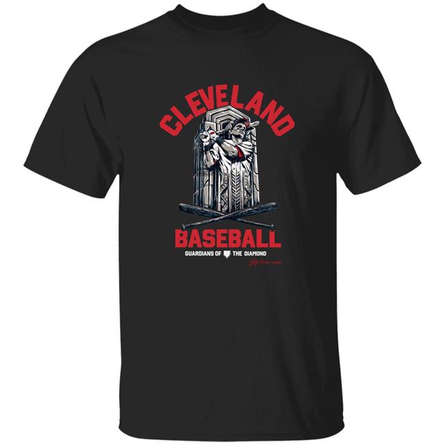 Cleveland Baseball Guardian Of The Diamond Shirt Gvartwork Merch Cleveland Baseball Guardian Shirt Hoodie Sweatshirt