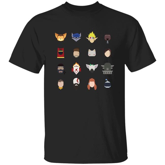 Playstation Merch Playstation Studios Character Icons Shirt Hoodie Sweatshirt