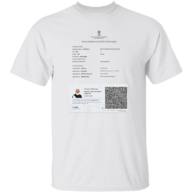 Final Certificate For Covid 19 Vaccination Shirt Hoodie Sweatshirt