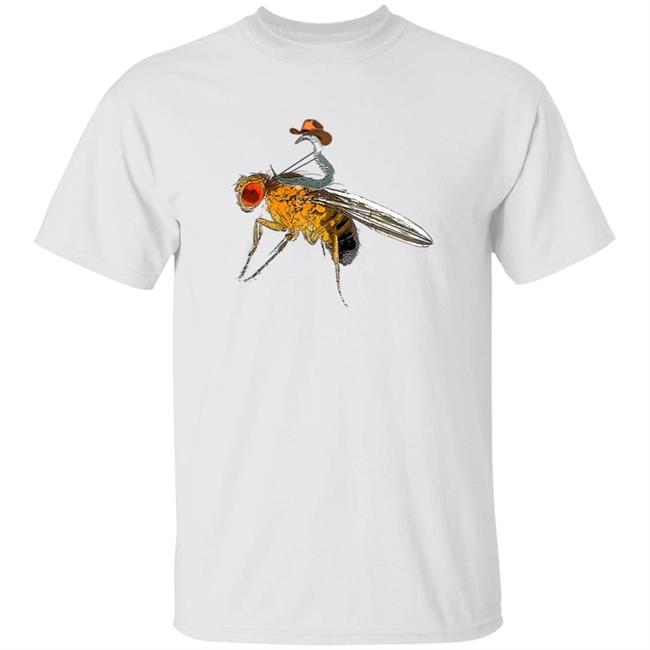 C Elegans Riding Drosophila Fly Model Organism Rodeo Shirt Hoodie Sweatshirt