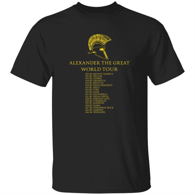 Alexander The Great World Tour Shirt Hoodie Sweatshirt
