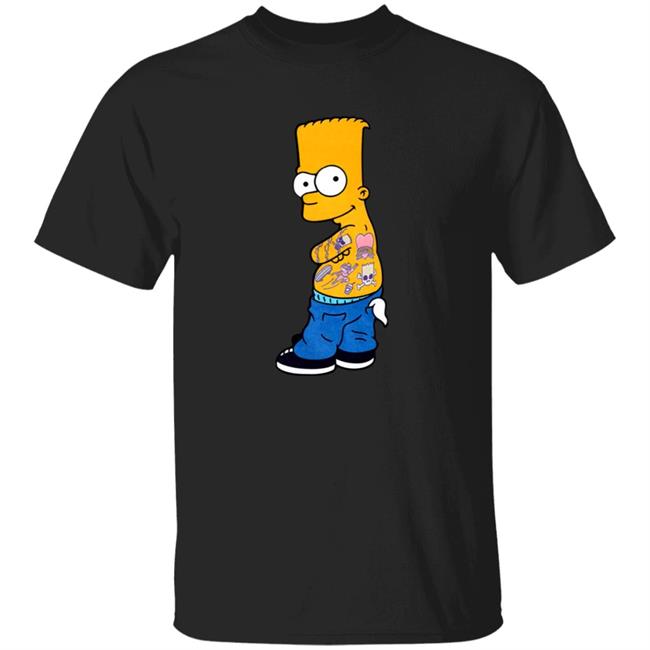 Tatted Up Bart Shirt Hibbett Tatted Up Bart Shirt Freeze Men's Tatted Up Bart Shirt